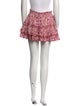Poupette St Barth Floral Print Mini Skirt