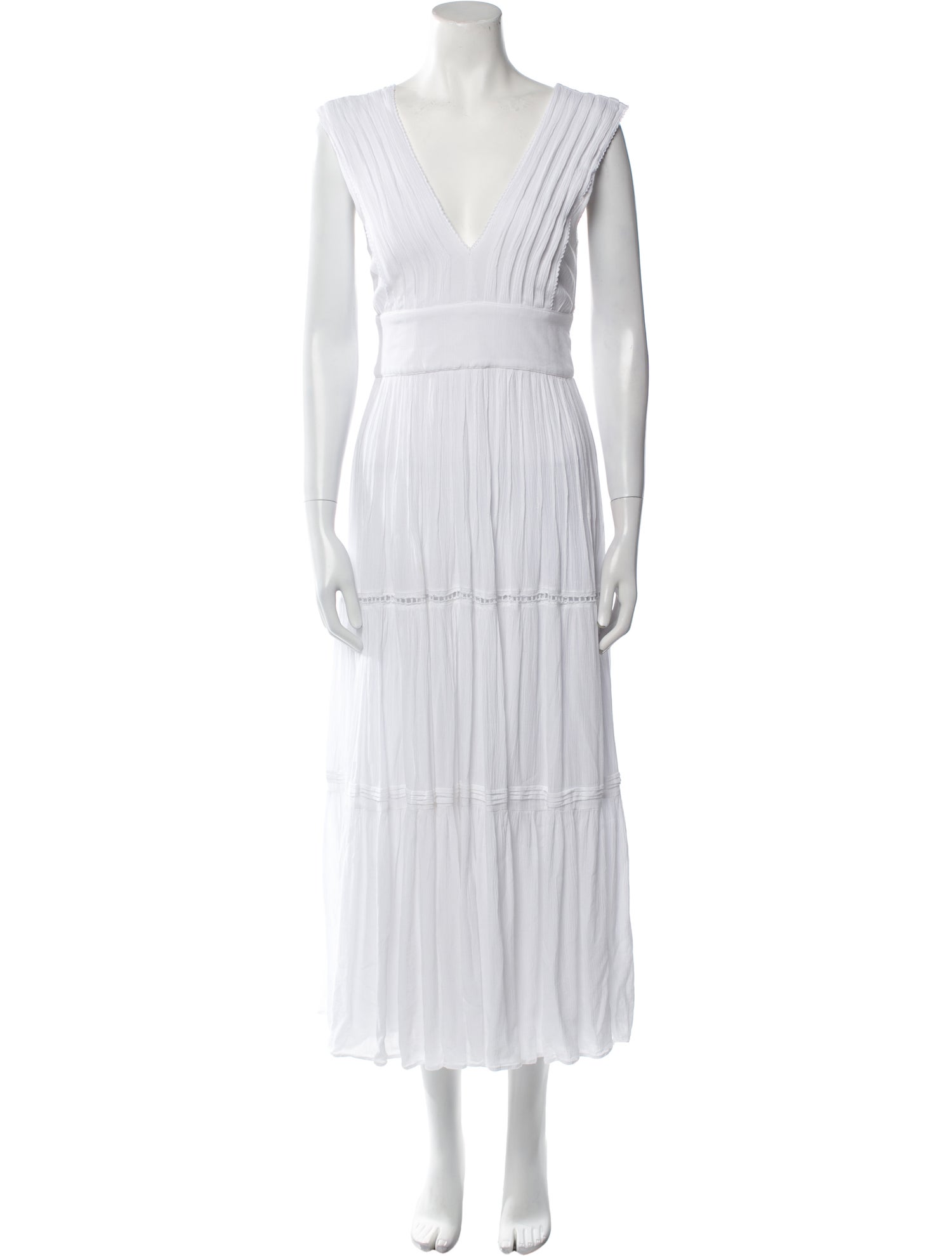 Poupette St Barth V-Neck Long Dress