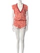 Poupette St Barth Printed V-Neck Romper