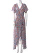 Poupette St Barth Floral Print Midi Length Dress