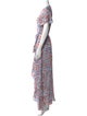 Poupette St Barth Floral Print Midi Length Dress