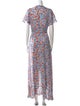 Poupette St Barth Floral Print Midi Length Dress