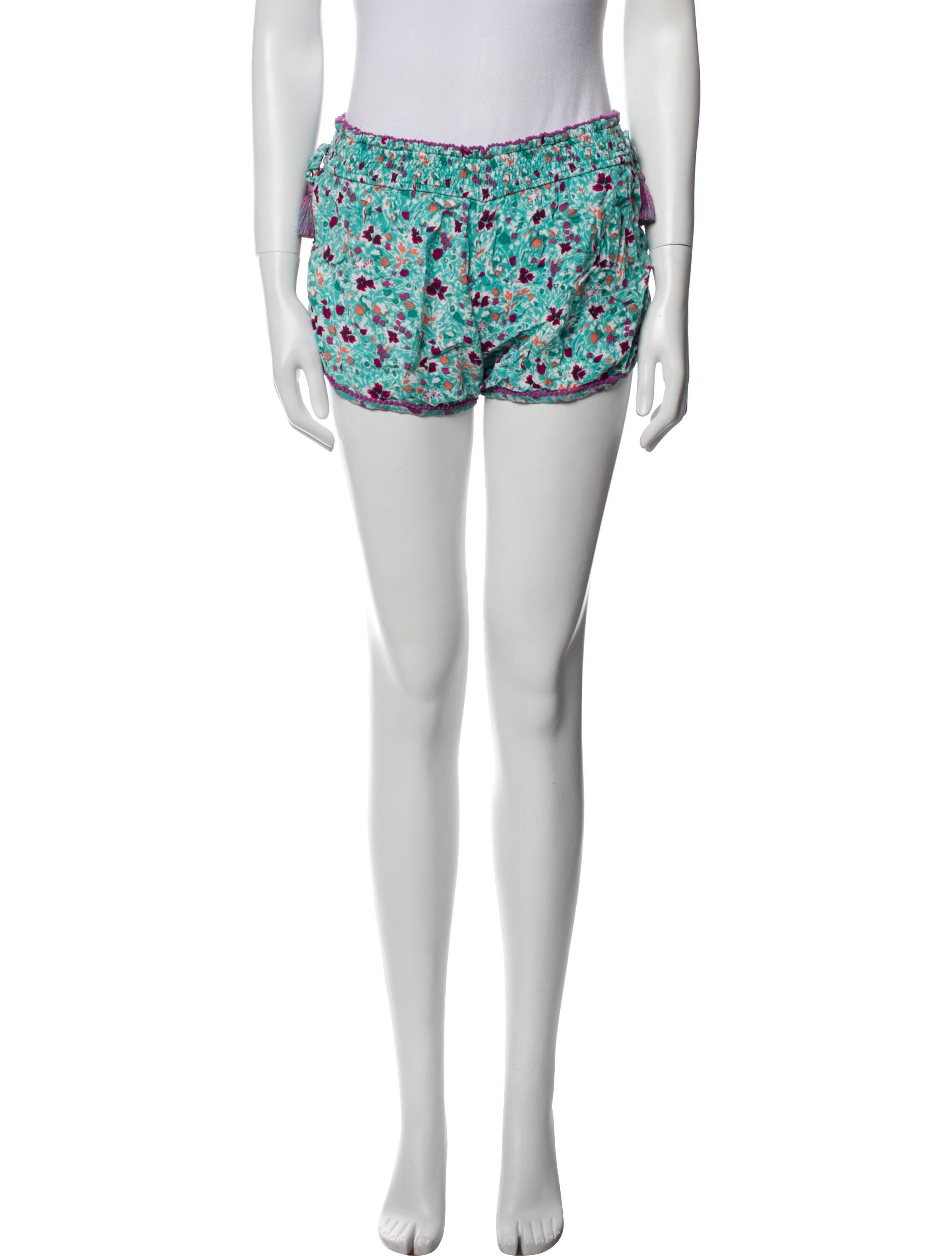 Poupette St Barth Printed Mini Shorts