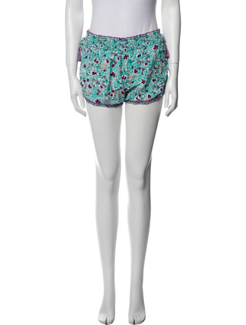 Poupette St Barth Printed Mini Shorts