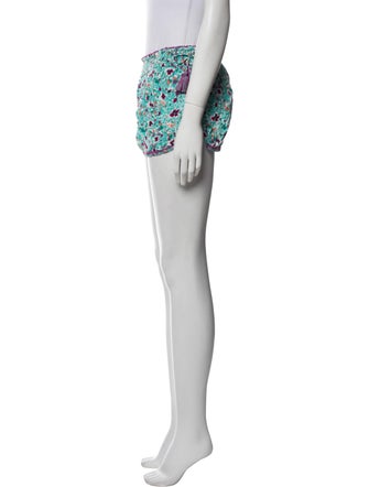 Poupette St Barth Printed Mini Shorts