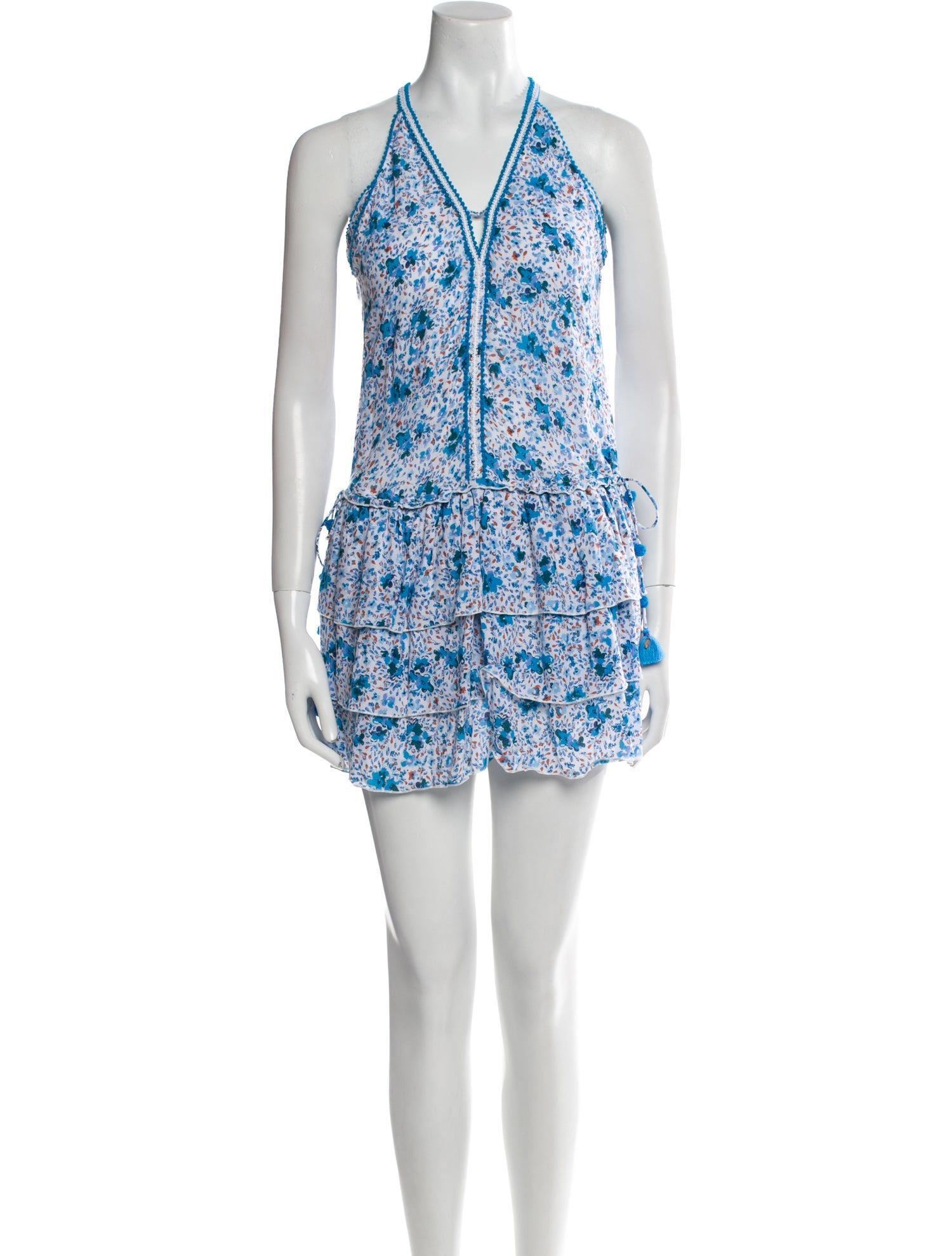 Poupette St Barth Floral Print Mini Dress