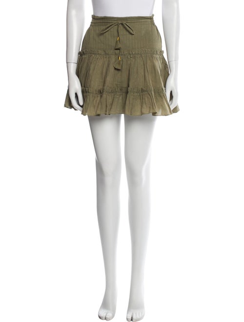 Poupette St Barth Tassel Accents Mini Skirt