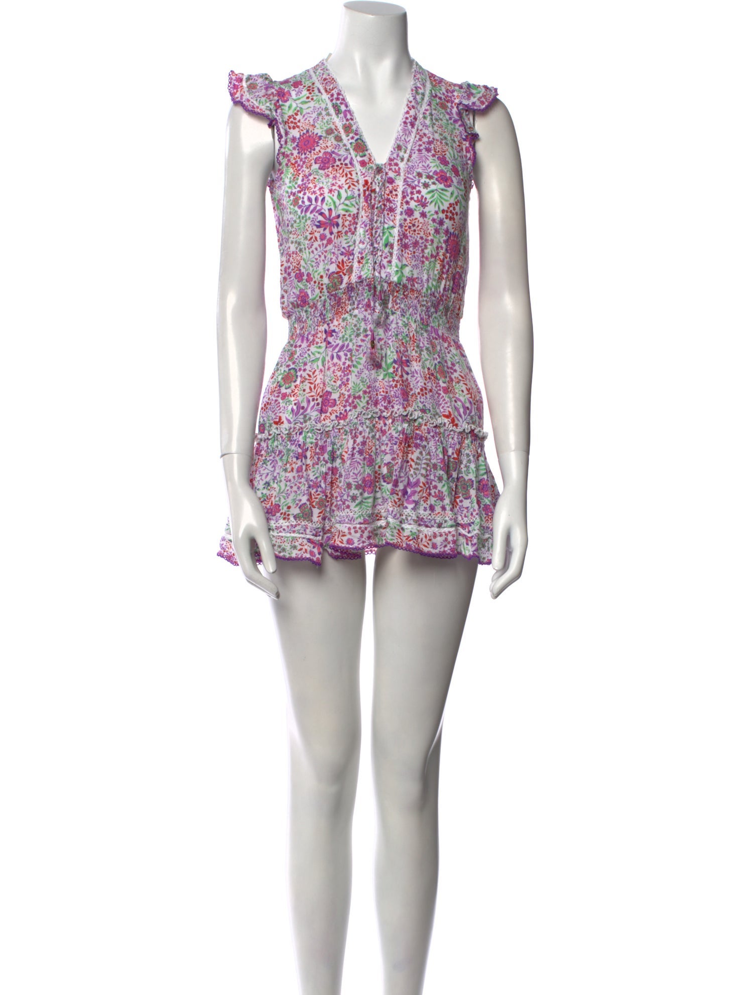 Poupette St Barth Printed Casual Dress
