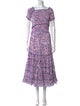 Poupette St Barth Floral Print Long Dress