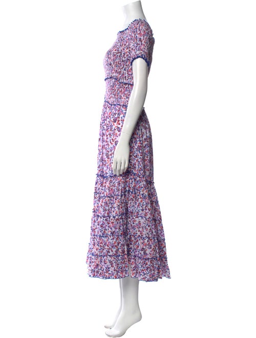 Poupette St Barth Floral Print Long Dress