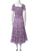 Poupette St Barth Floral Print Long Dress