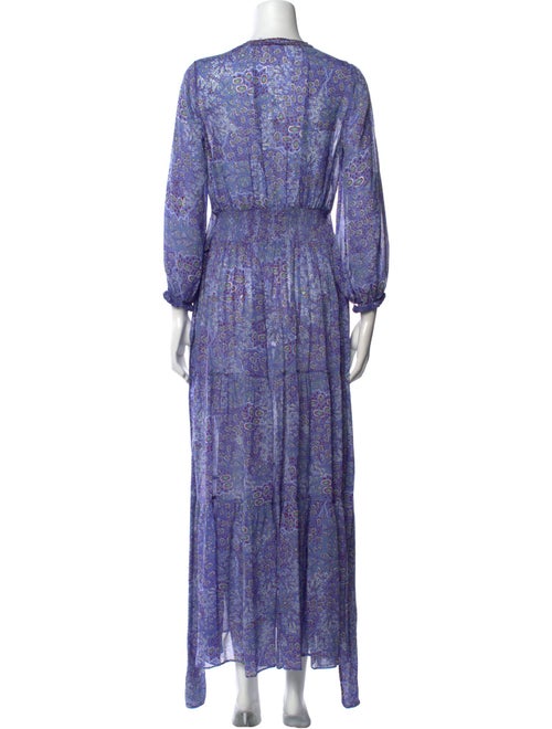 Poupette St Barth Paisley Print Long Dress