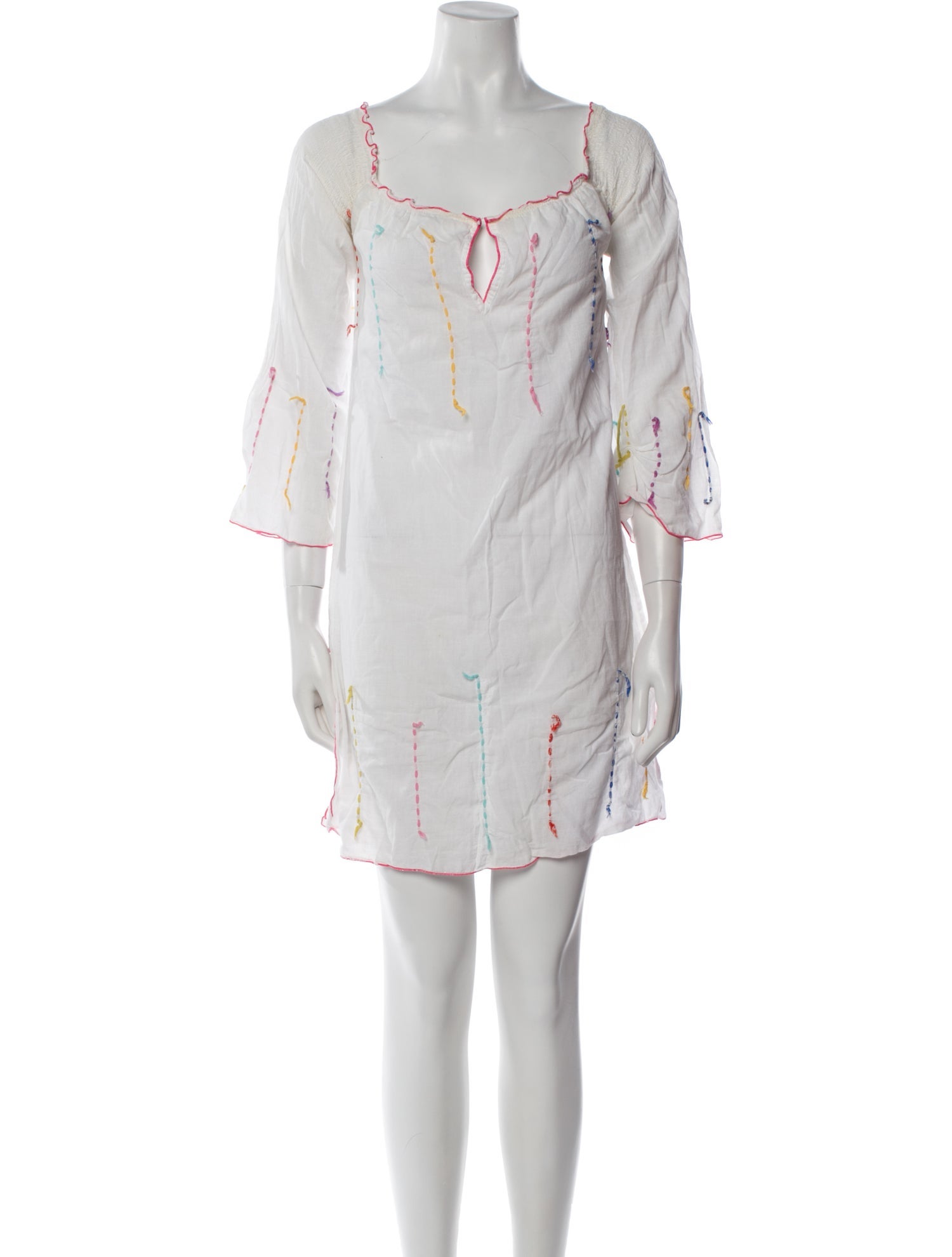 Poupette St Barth Printed Mini Dress