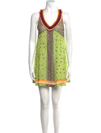 Poupette St Barth Printed Mini Dress