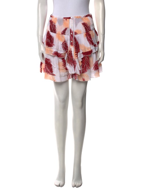 Poupette St Barth Printed Mini Skirt