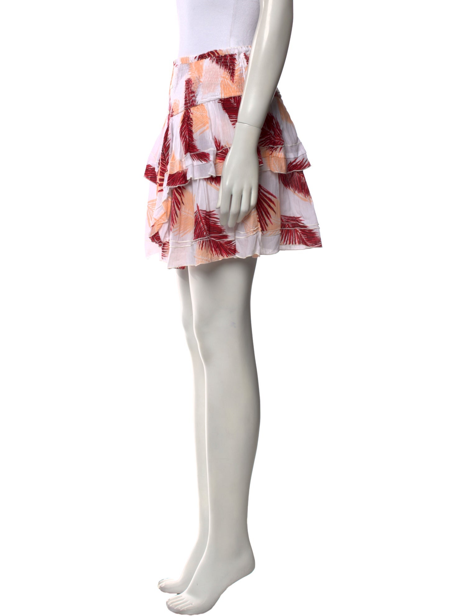 Poupette St Barth Printed Mini Skirt