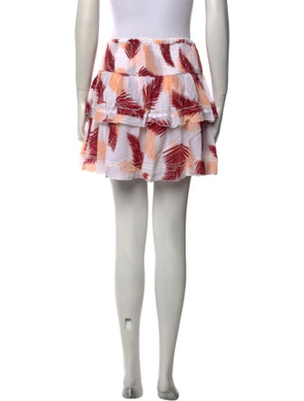 Poupette St Barth Printed Mini Skirt