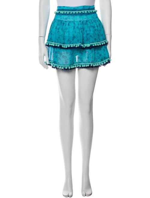 Poupette St Barth Printed Mini Skirt