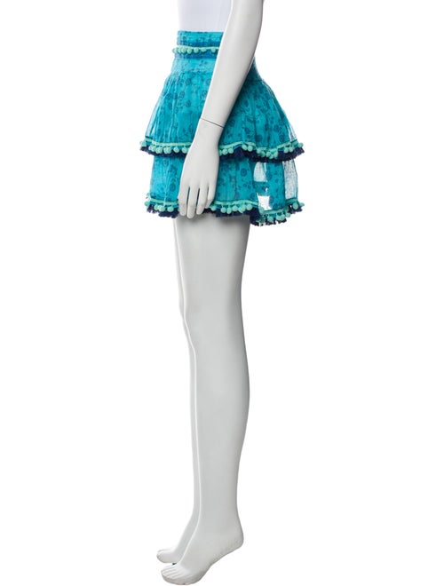 Poupette St Barth Printed Mini Skirt