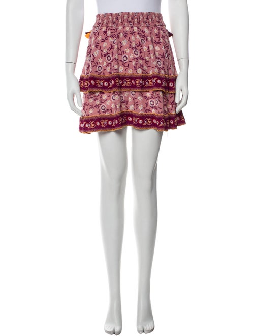 Poupette St Barth Printed Mini Skirt