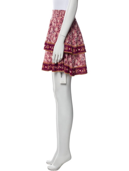 Poupette St Barth Printed Mini Skirt