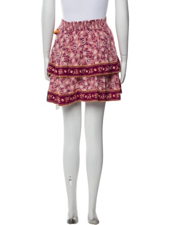 Poupette St Barth Printed Mini Skirt
