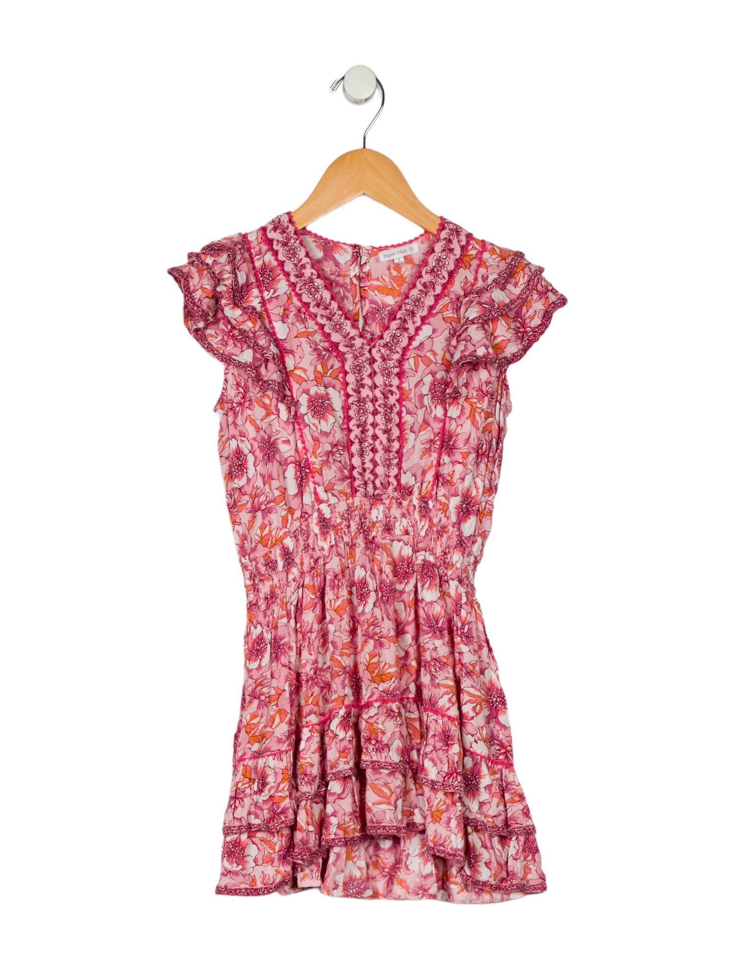 Poupette St Barth Girls Sleeveless Floral Dress