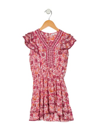 Poupette St Barth Girls Sleeveless Floral Dress