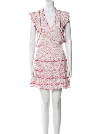 Poupette St Barth Floral Print Mini Dress