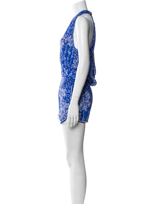 Poupette St Barth Printed Halterneck Romper