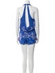 Poupette St Barth Printed Halterneck Romper