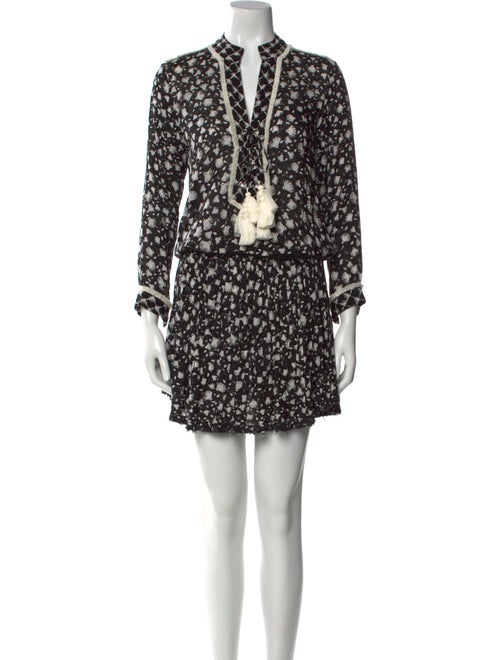 Poupette St Barth Floral Print Knee-Length Dress