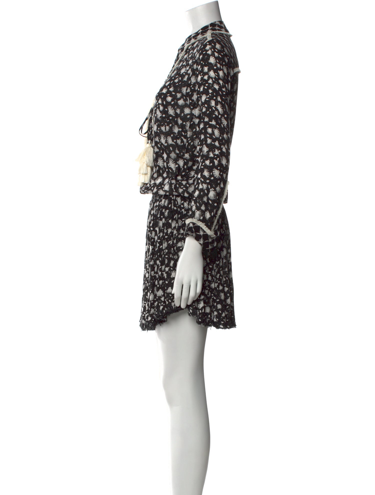 Poupette St Barth Floral Print Knee-Length Dress