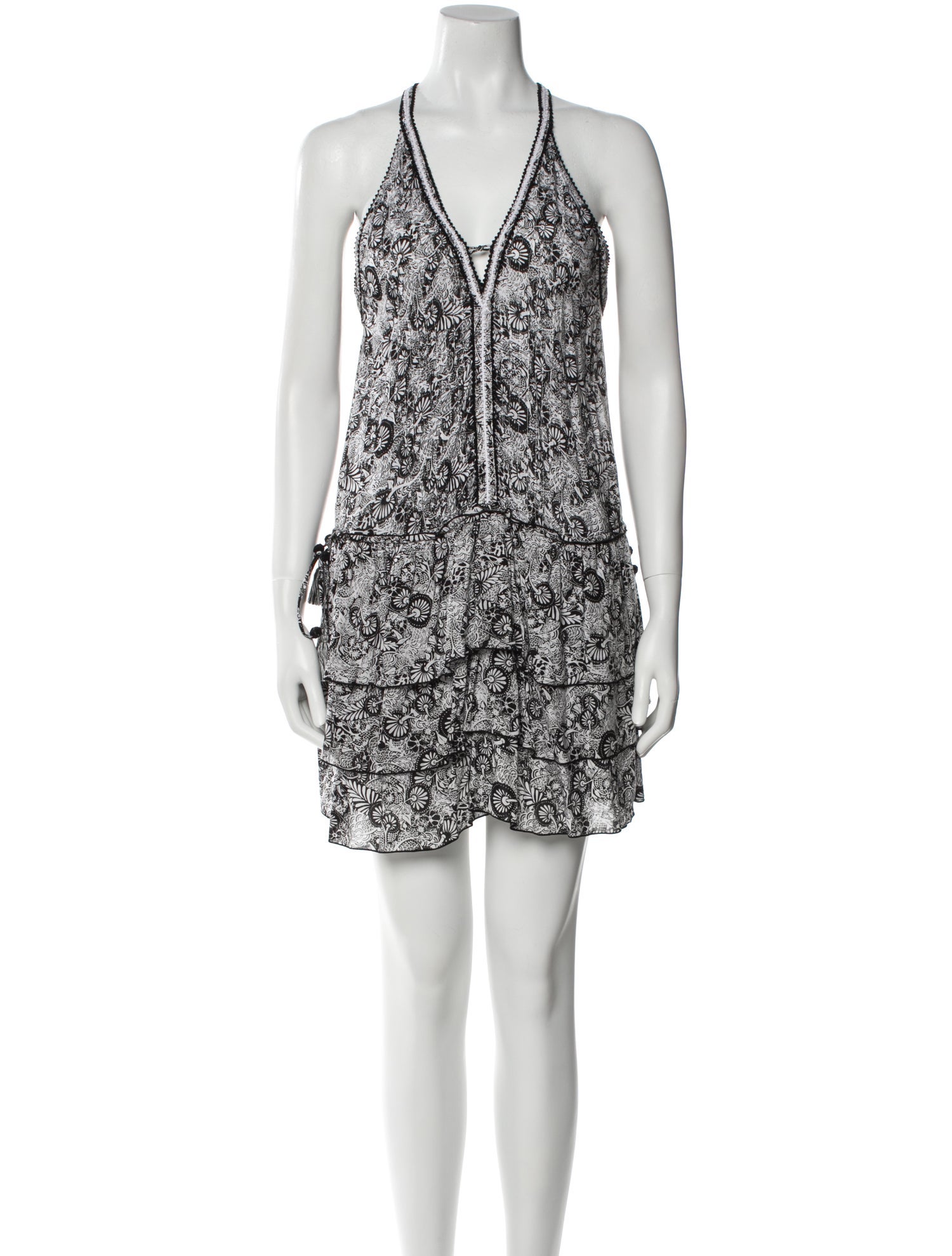 Poupette St Barth Printed Mini Dress