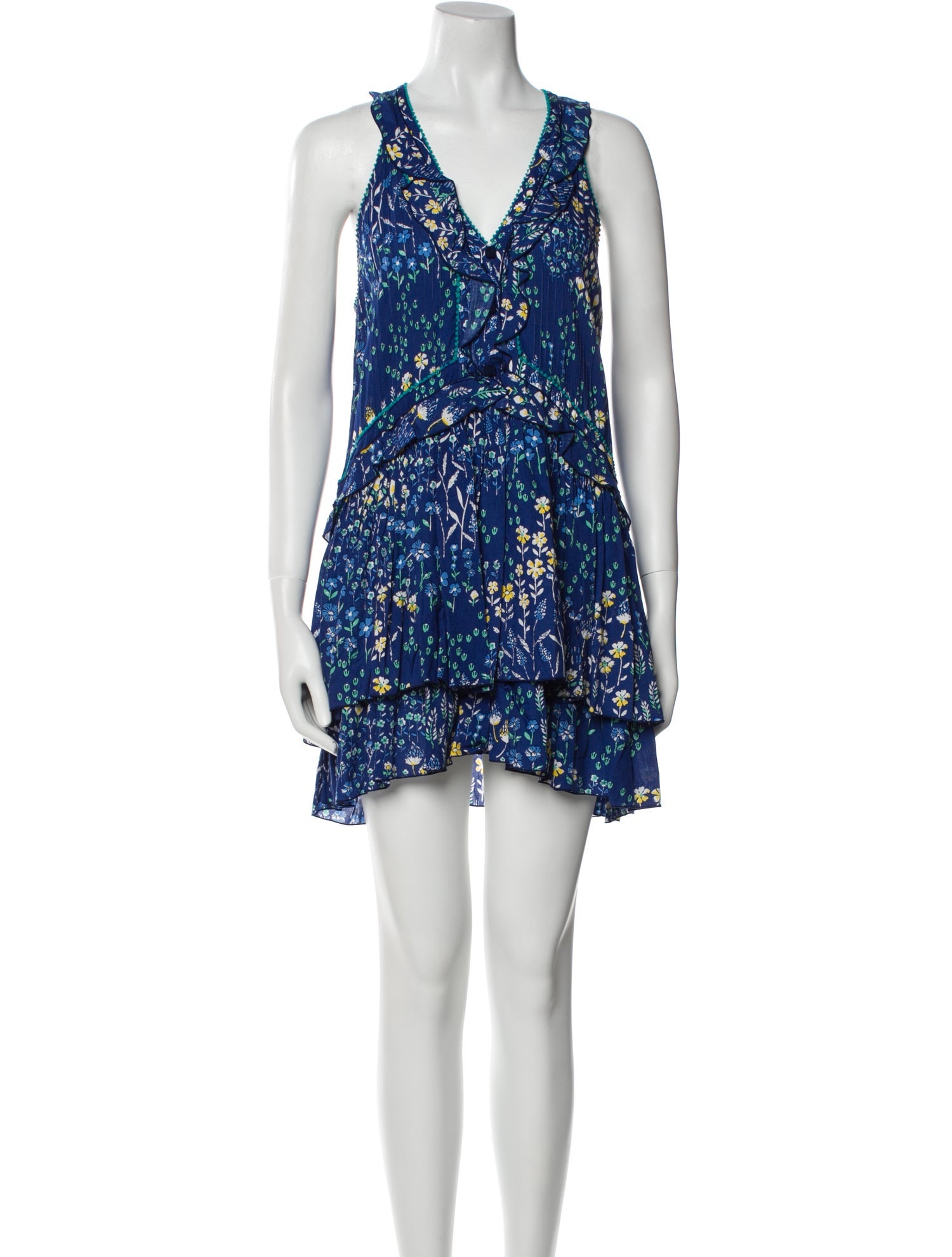Poupette St Barth Floral Print Mini Dress
