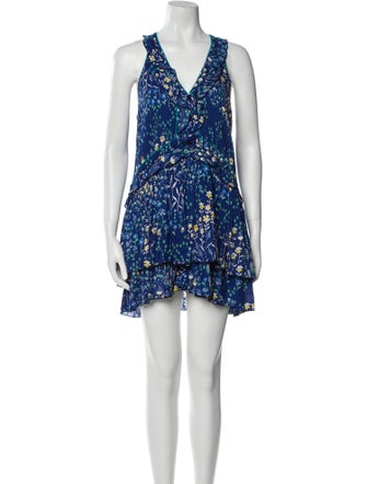 Poupette St Barth Floral Print Mini Dress