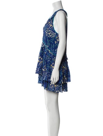 Poupette St Barth Floral Print Mini Dress