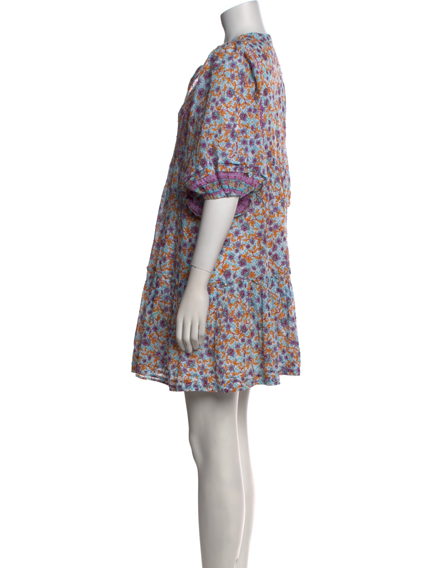 Poupette St Barth Floral Print Mini Dress