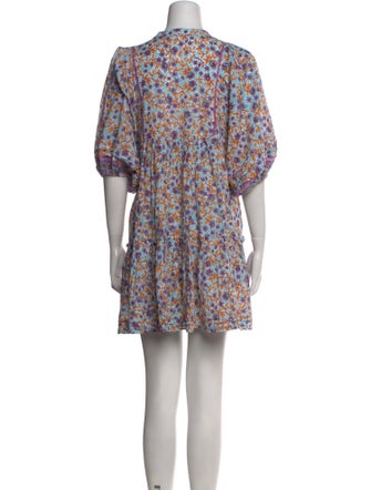 Poupette St Barth Floral Print Mini Dress