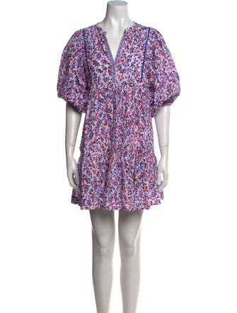 Poupette St Barth Floral Print Mini Dress