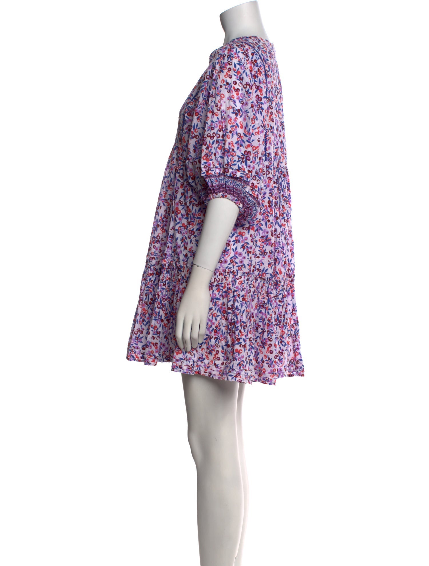 Poupette St Barth Floral Print Mini Dress