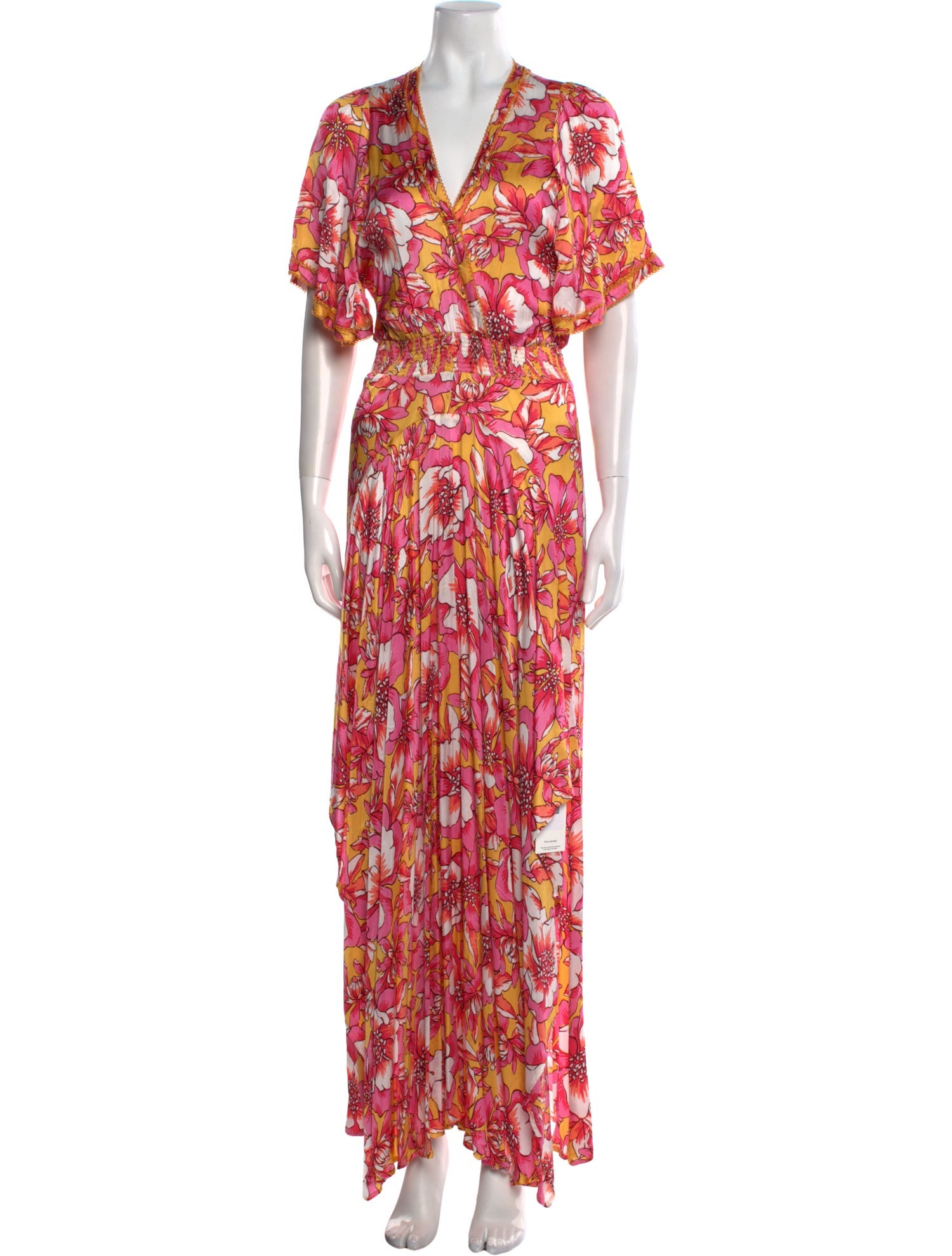 Poupette St Barth Floral Print Long Dress