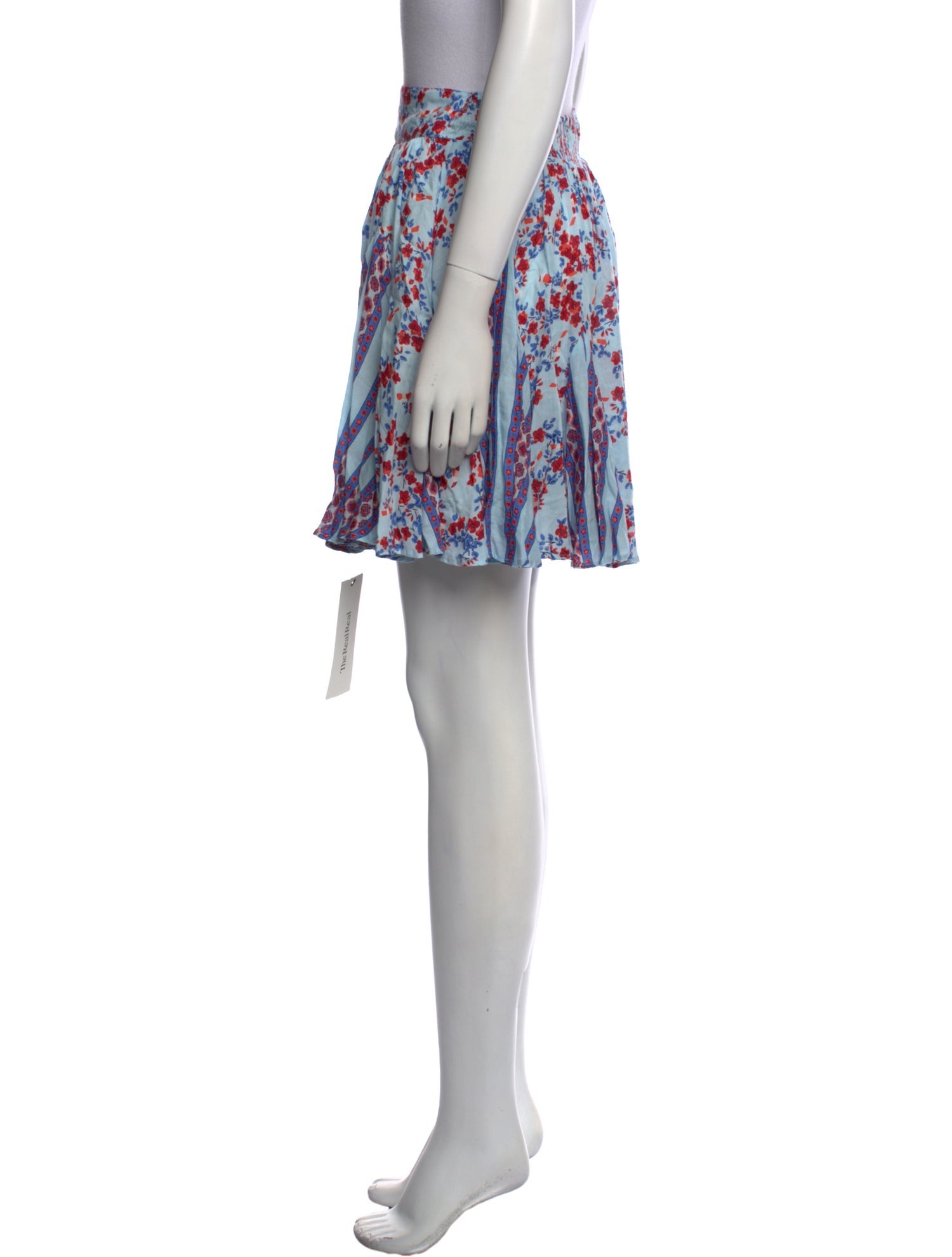 Poupette St Barth Floral Print Knee-Length Skirt