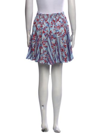 Poupette St Barth Floral Print Knee-Length Skirt