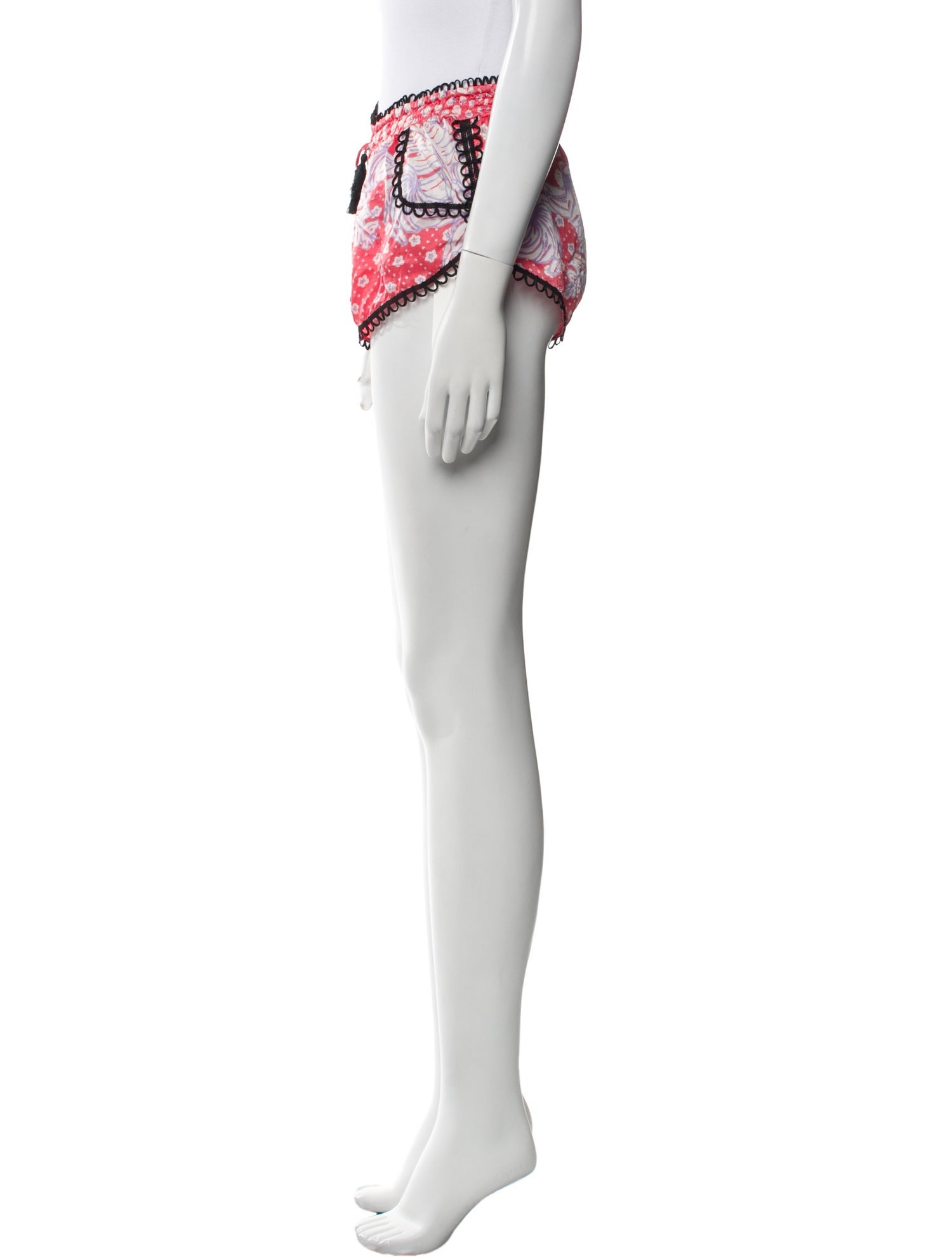 Poupette St Barth Silk Mini Shorts