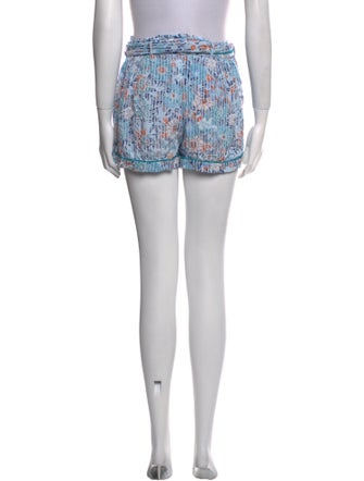 Poupette St Barth Printed Mini Shorts