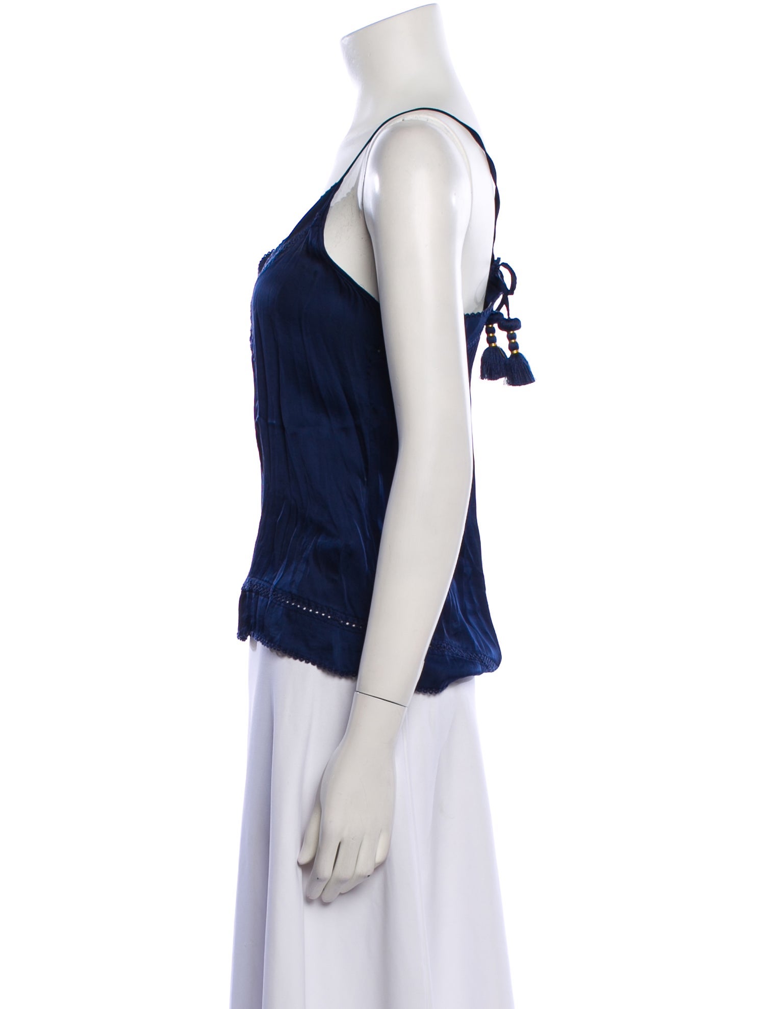 Poupette St Barth V-Neck Sleeveless Top