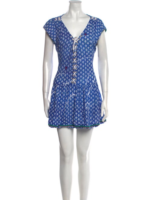 Poupette St Barth Floral Print Mini Dress