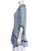Poupette St Barth Paisley Print V-Neck Tunic