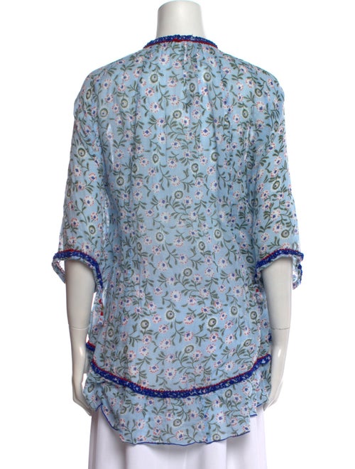Poupette St Barth Paisley Print V-Neck Tunic